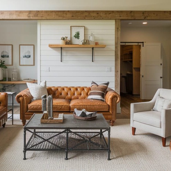 See our flooring ideas on how to create a rustic farmhouse look