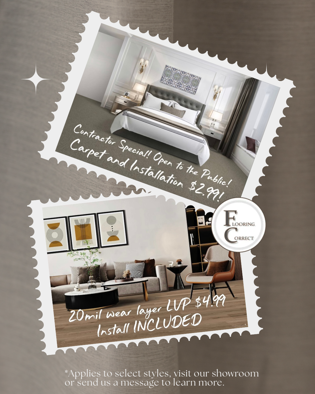 Our Coupons at Flooring Correct in Wentzville, MO